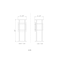 Z-Lite Luca Outdoor Wall, 2-Light, 9.25 In.W x 9.5 In.L x 24 In.H, Black/Etched 517B-BK-LED - alternate 4